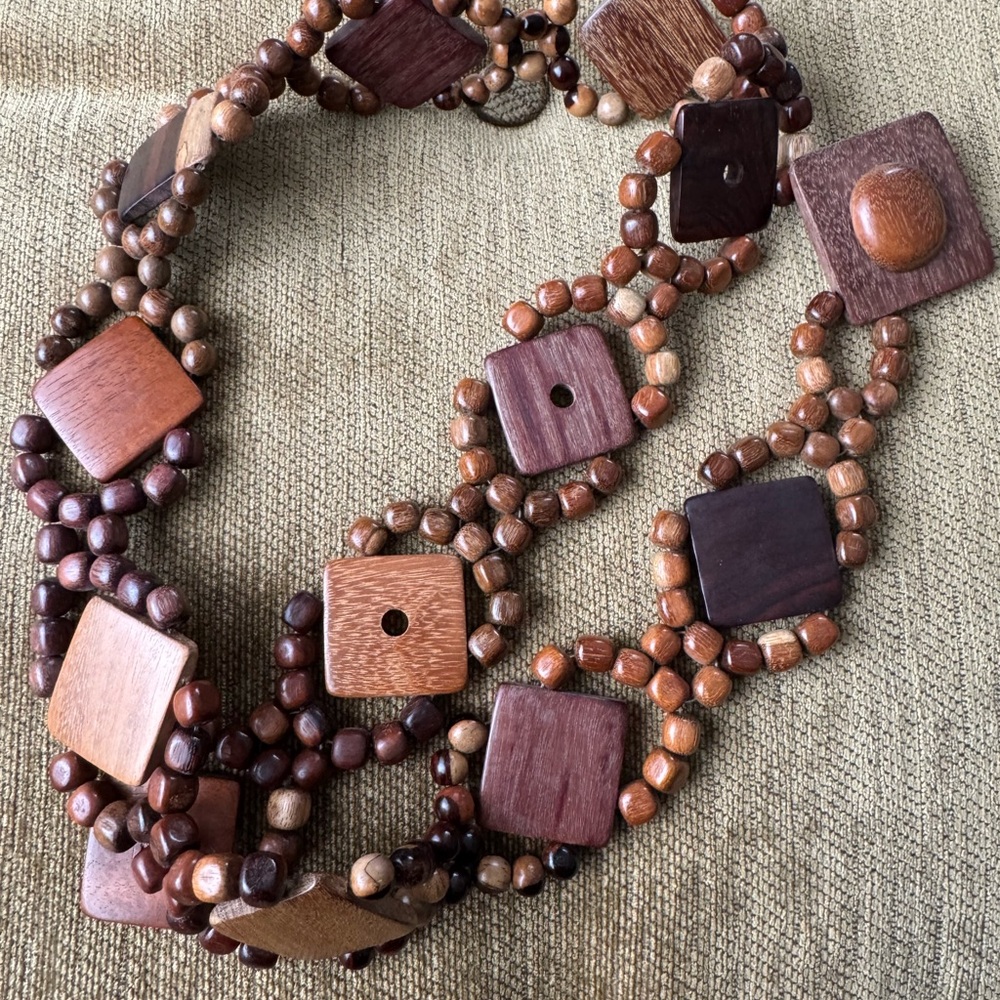 Wooden Beaded Belt